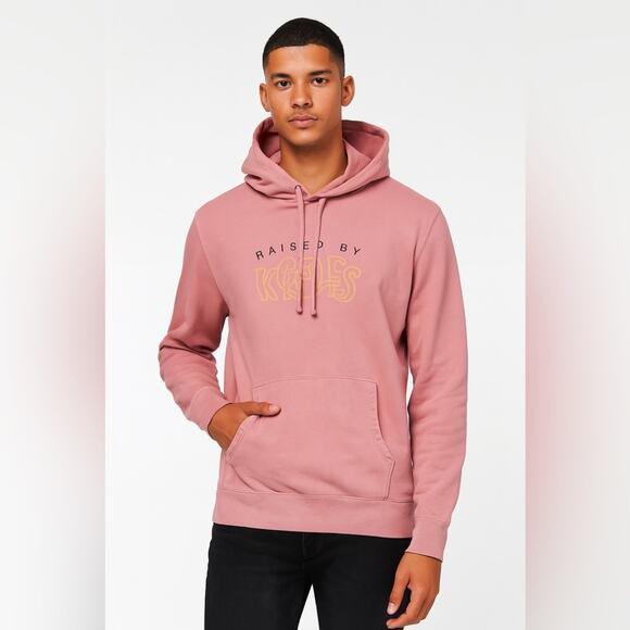 RAISED BY WOLVES Menthol Hoodie Mauve Men's Medium - Picture 1 of 7